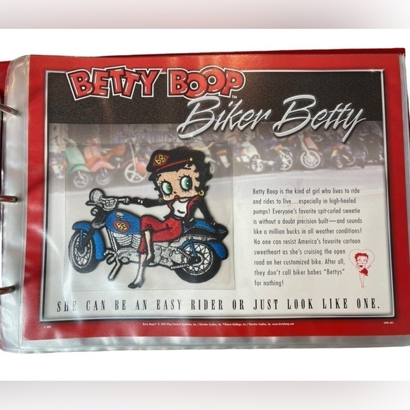 Betty Boop patch collection, binder,  willabee & ward WW, vintage - Picture 3 of 16